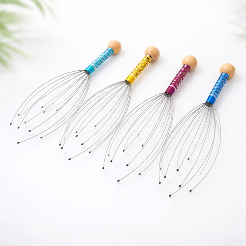 Masseur de tête Poulpe – Relaxation du cuir chevelu & soulagement des tensions