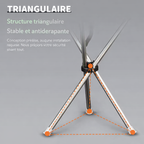 Canne de marche avec siège pliant intégré – Appui stable et assise portable pour seniors