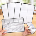 Loupe de lecture pleine page A5 – Grossissement 3× ultra-fine pour petits caractères