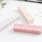 Boîte à Pilules Hebdomadaire de Voyage – Organiseur de Médicaments à 7 Compartiments (Lot de 1 ou 2)