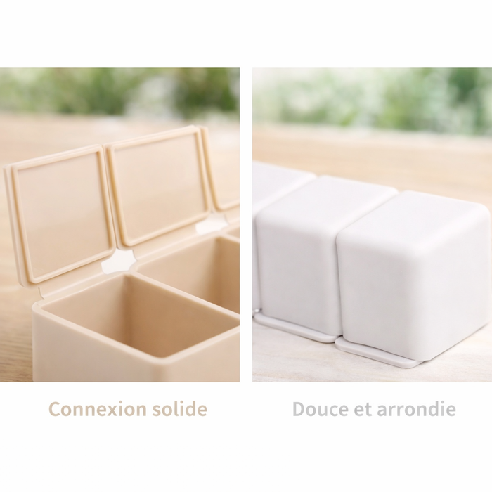 Boîte à Pilules Hebdomadaire de Voyage – Organiseur de Médicaments à 7 Compartiments (Lot de 1 ou 2)