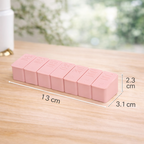 Boîte à Pilules Hebdomadaire de Voyage – Organiseur de Médicaments à 7 Compartiments (Lot de 1 ou 2)