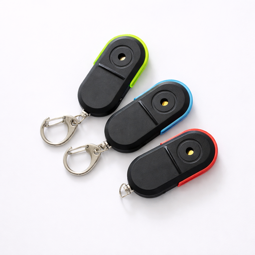 Porte-clés Localisateur Anti-Perte avec Son & LED – Détecteur Activé par Sifflement