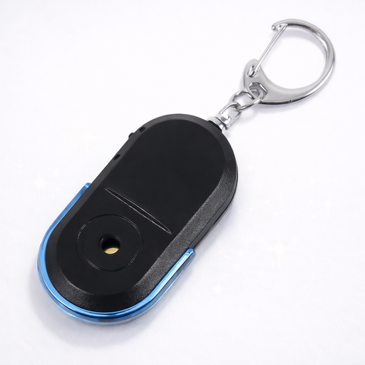 Porte-clés Localisateur Anti-Perte avec Son & LED – Détecteur Activé par Sifflement
