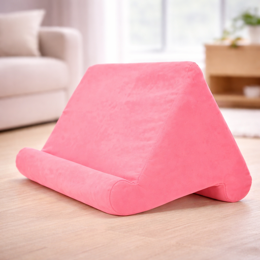 Support tablette et smartphone avec coussin ergonomique – Lecture confortable multi-angles