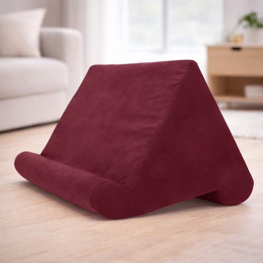 Support tablette et smartphone avec coussin ergonomique – Lecture confortable multi-angles
