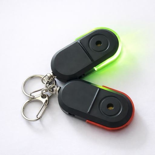 Porte-clés Localisateur Anti-Perte avec Son & LED – Détecteur Activé par Sifflement