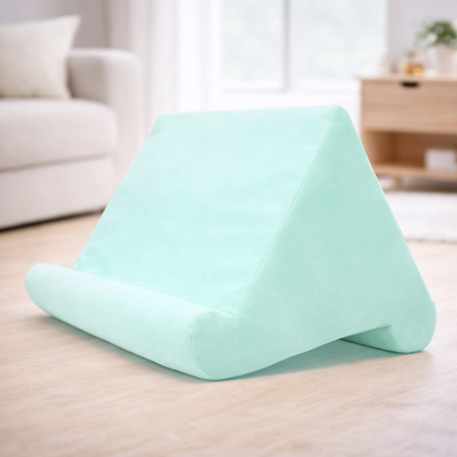 Support tablette et smartphone avec coussin ergonomique – Lecture confortable multi-angles