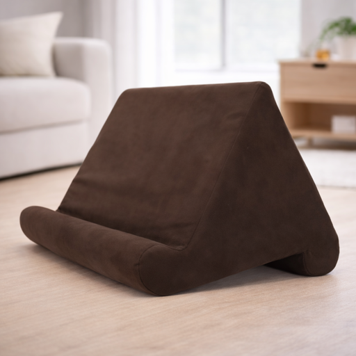 Support tablette et smartphone avec coussin ergonomique – Lecture confortable multi-angles