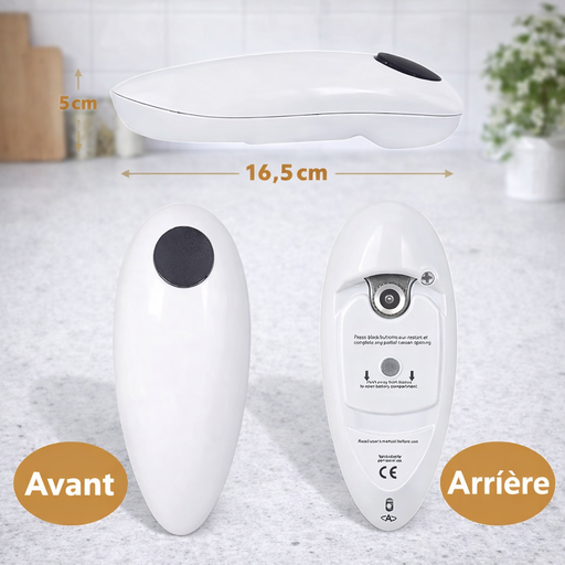 Ouvre-bouteille électrique automatique – Aide sans effort pour ouvrir bouteilles et canettes